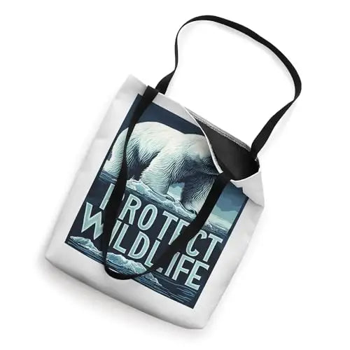 Polar Bears: Guardians of the Ice Tote Bag Apparel