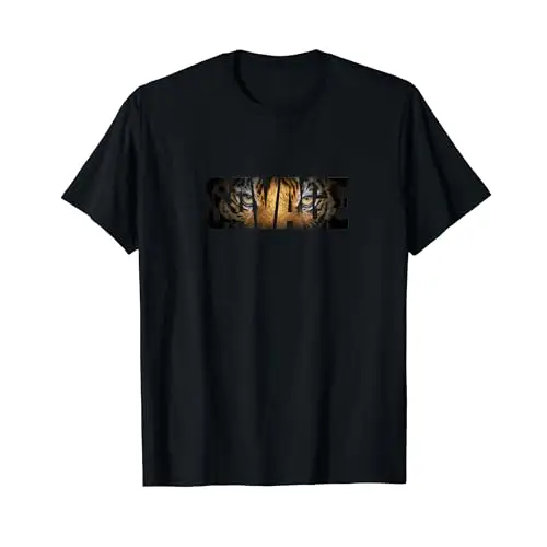 Predator’s Gaze: Savage Tiger Stare T Shirt Apparel
