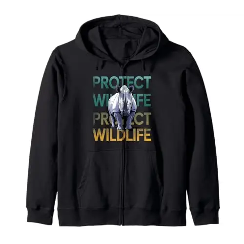 Protecting Nature’s Giants Zip Hoodie Apparel
