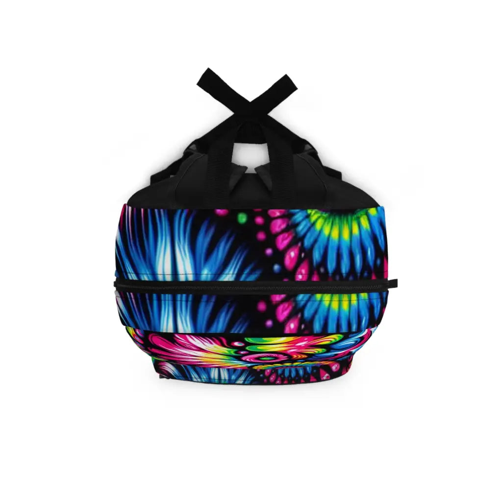 Psychedelic Swirls of Color Backpack One size Bags