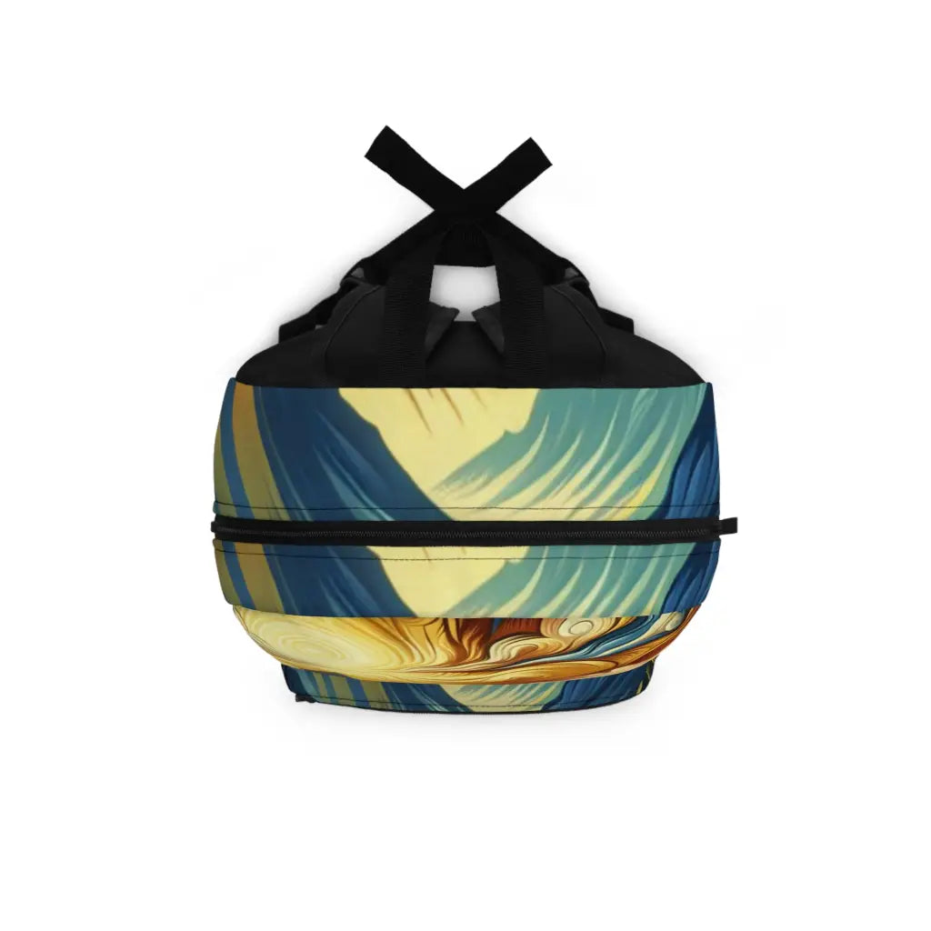 Radiant Horizon Canvas Backpack One size Bags