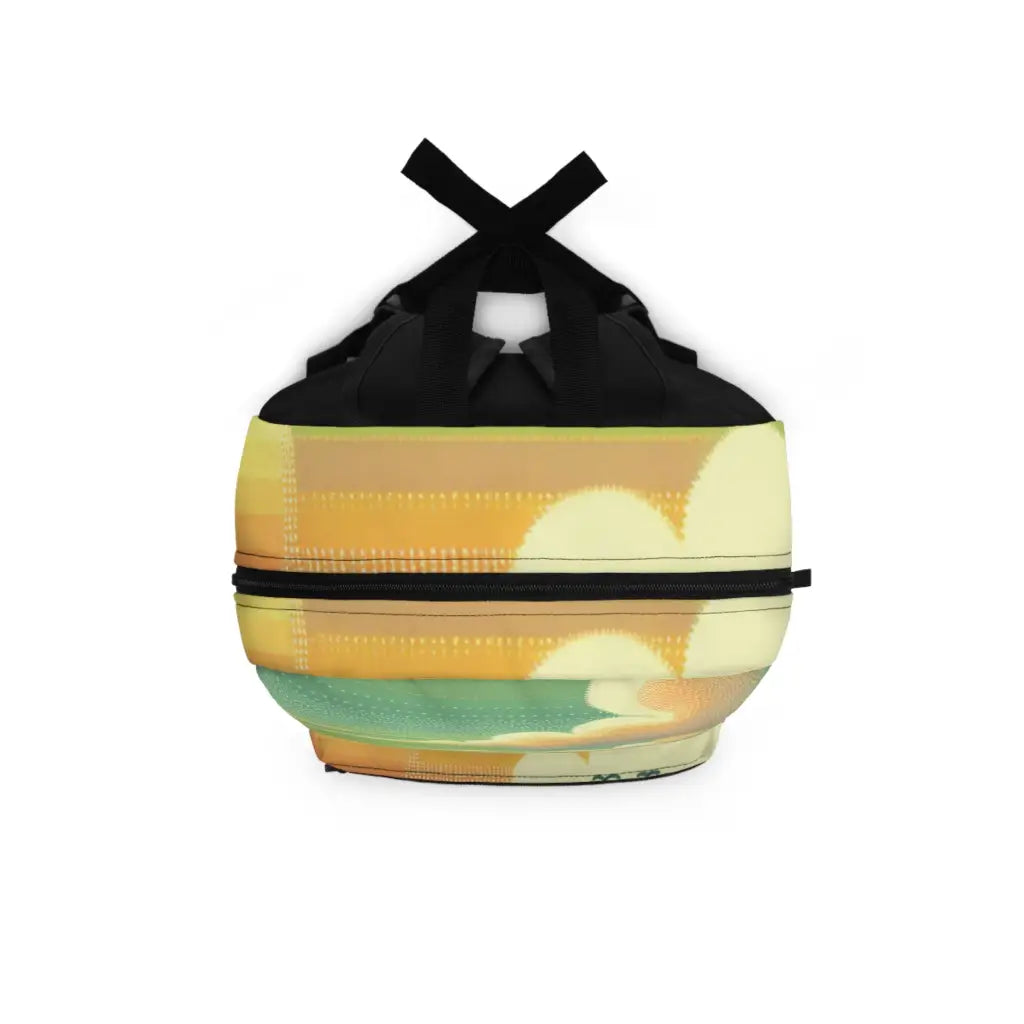 Radiant Landscape Illustration Backpack One size Bags