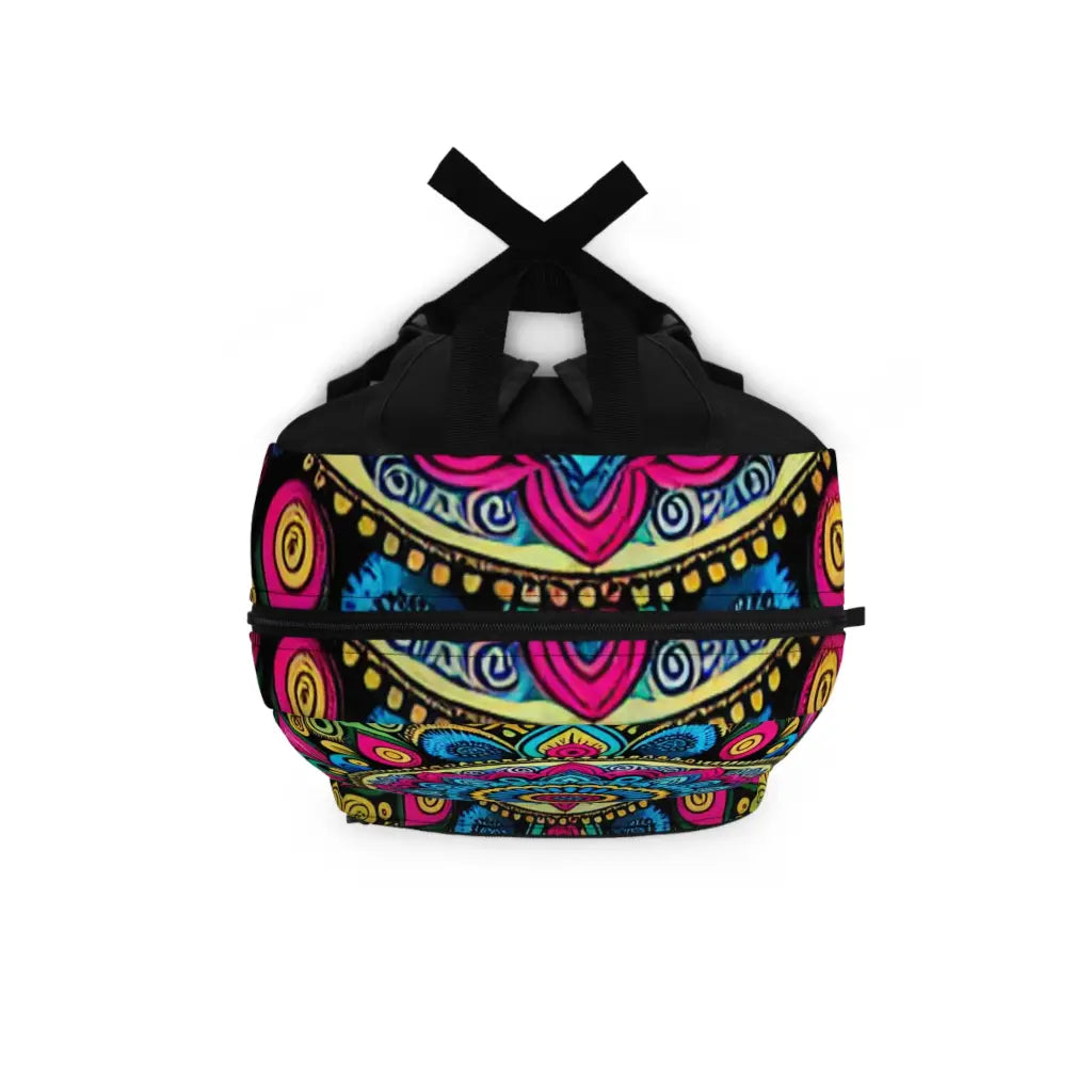 Radiant Mandala Mosaic Backpack One size Bags