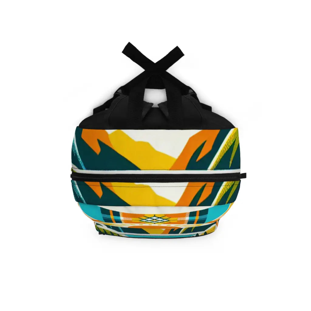 Radiant Nature in Plaid Design Backpack One size Bags