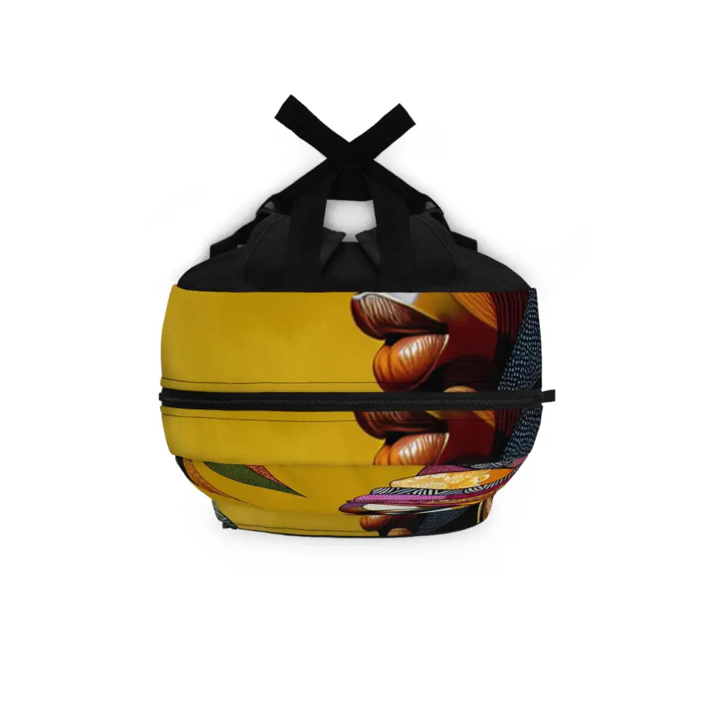 Radiant Portrait of Color and Culture Backpack One size Bags