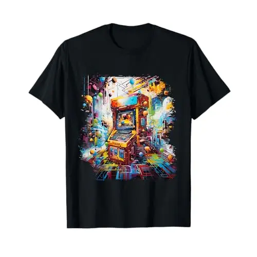 Retro Arcade Vibes T Shirt Apparel