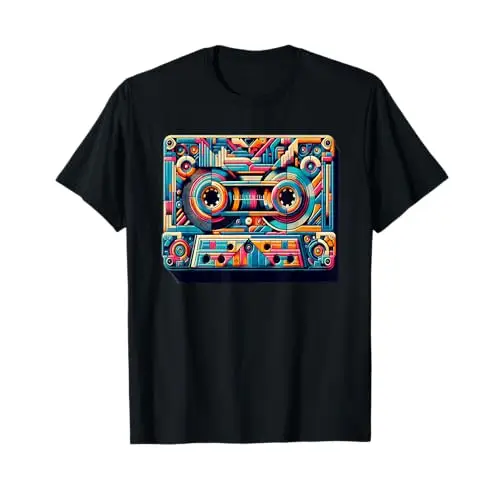 Retro Future Mixtape: A Cassette Reimagined T Shirt Apparel