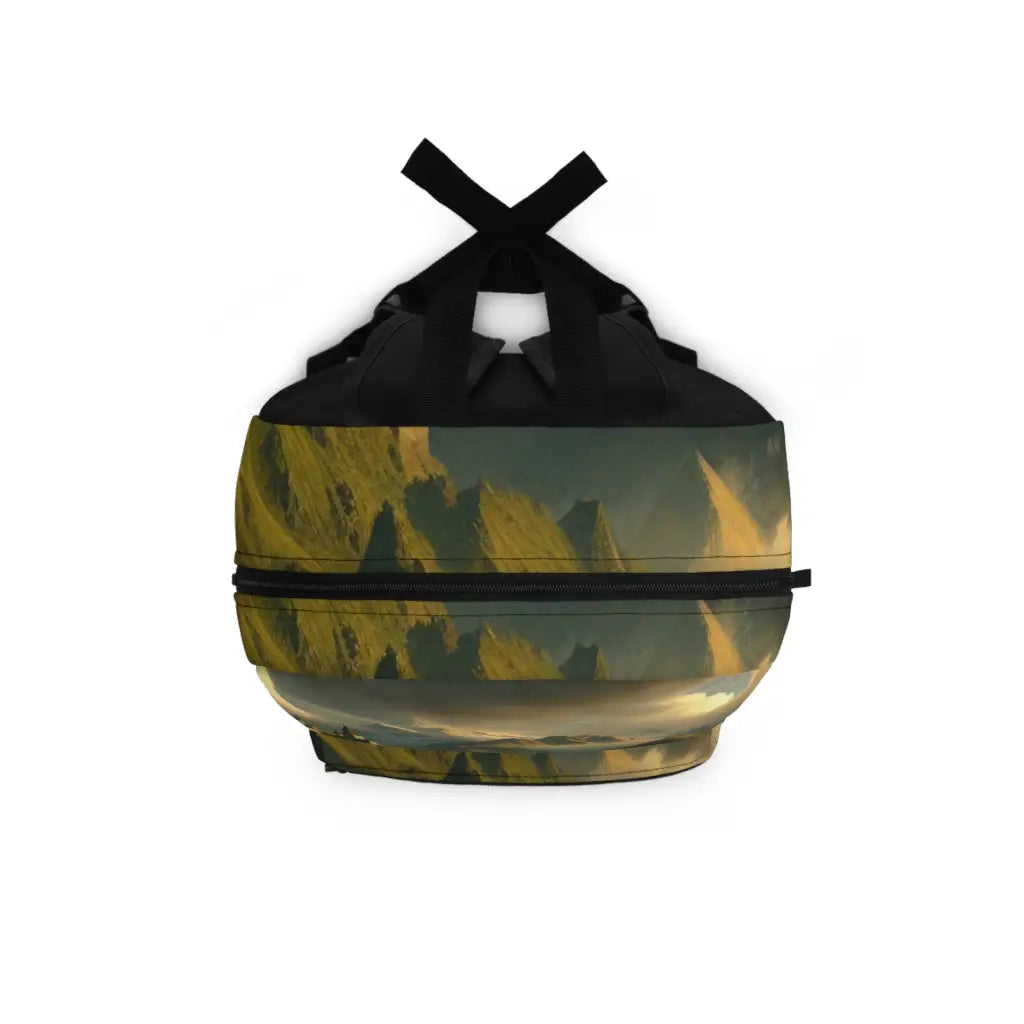 Rider Approaching the Castle Backpack One size Bags