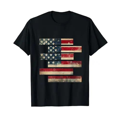 Rustic Timeless Patriotic Threads of Stripes and Patriotism