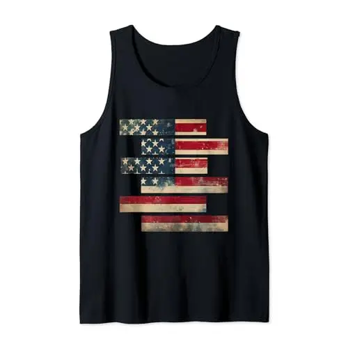 Rustic Timeless Patriotic Threads of Stripes and Patriotism