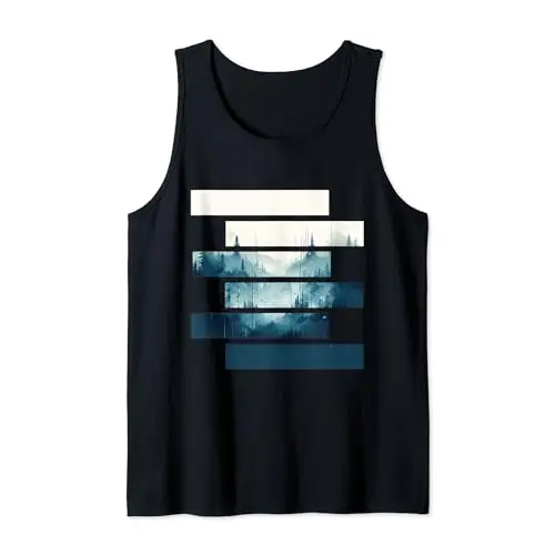 Silent Forest Mornings in Whispering Woods Tank Top Apparel