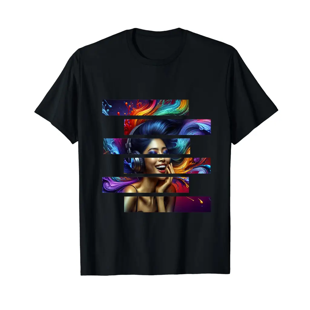 Sonic Bliss Harmonic Waves T Shirt Apparel