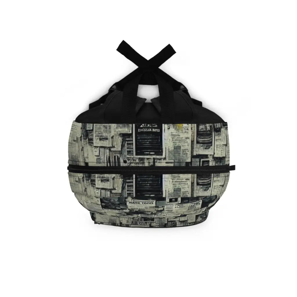Street Notices and Graffiti Dialogue Backpack One size Bags