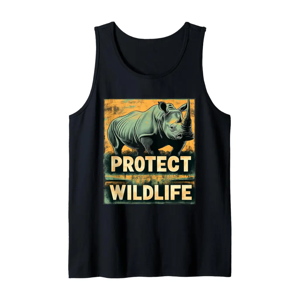 Strength in Vulnerability: Protect Wildlife Tank Top Apparel