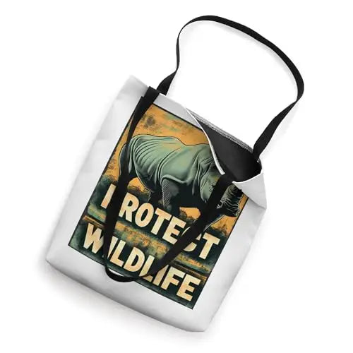 Strength in Vulnerability: Protect Wildlife Tote Bag Apparel