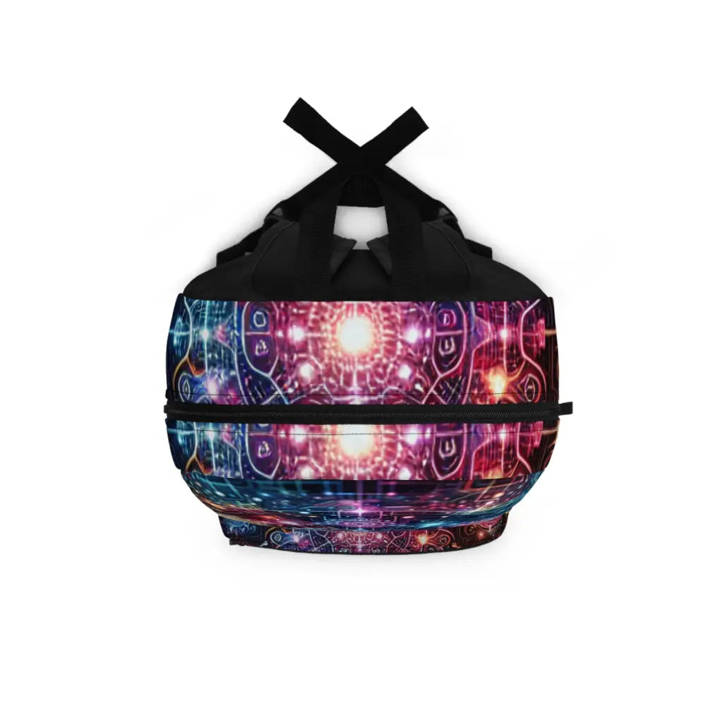 Technological Mandala Fusion Backpack One size Bags