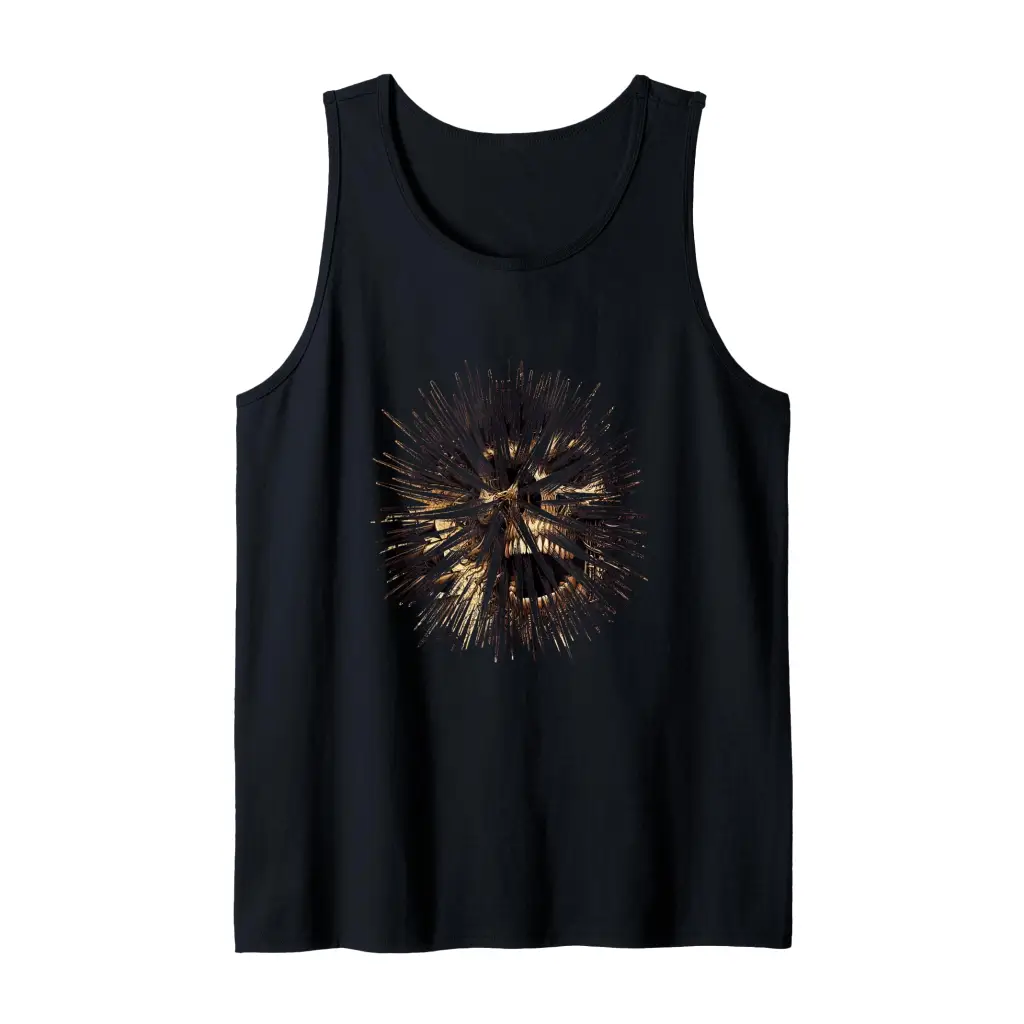 Thorned Reflection: The Mask of Vulnerability Tank Top