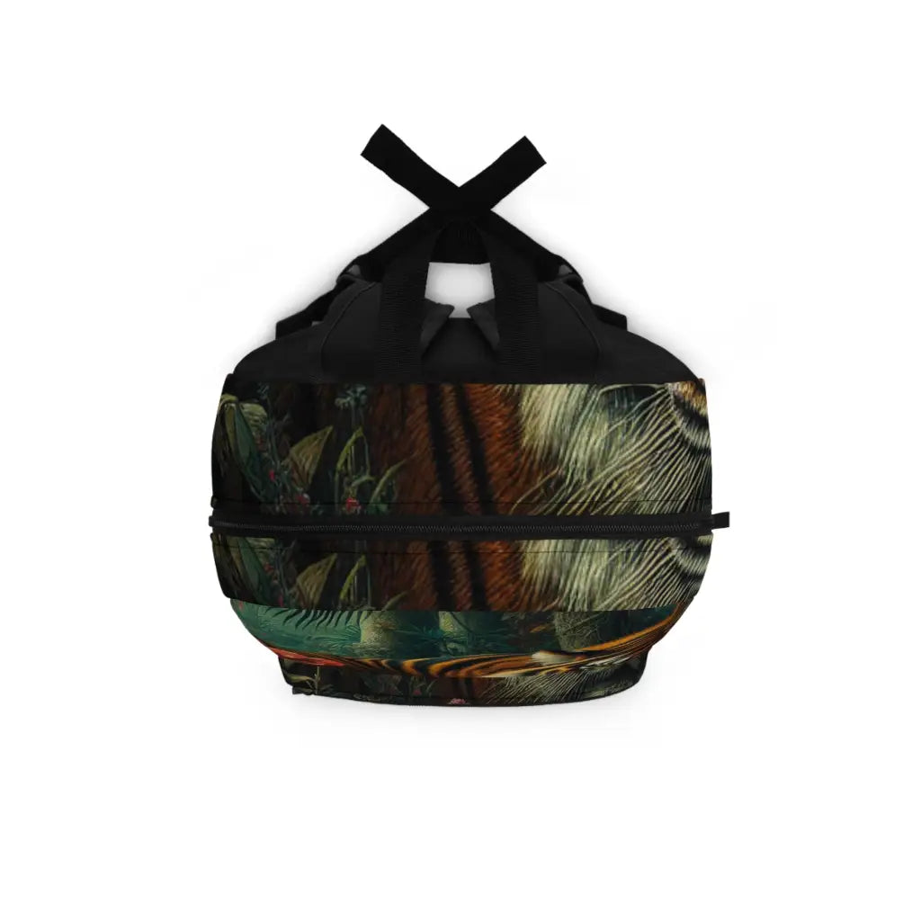 Tiger in the Jungle Backpack One size Bags