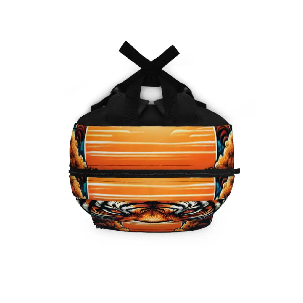 Tiger’s Gaze at Dawn Backpack One size Bags