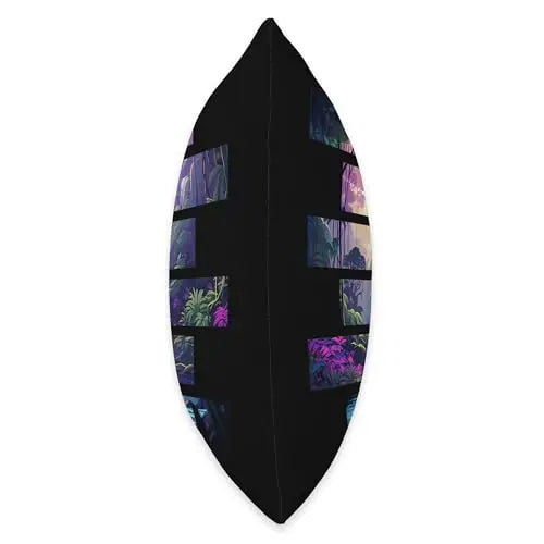 Tranquil Falls: Oasis in the Forest Throw Pillow Home