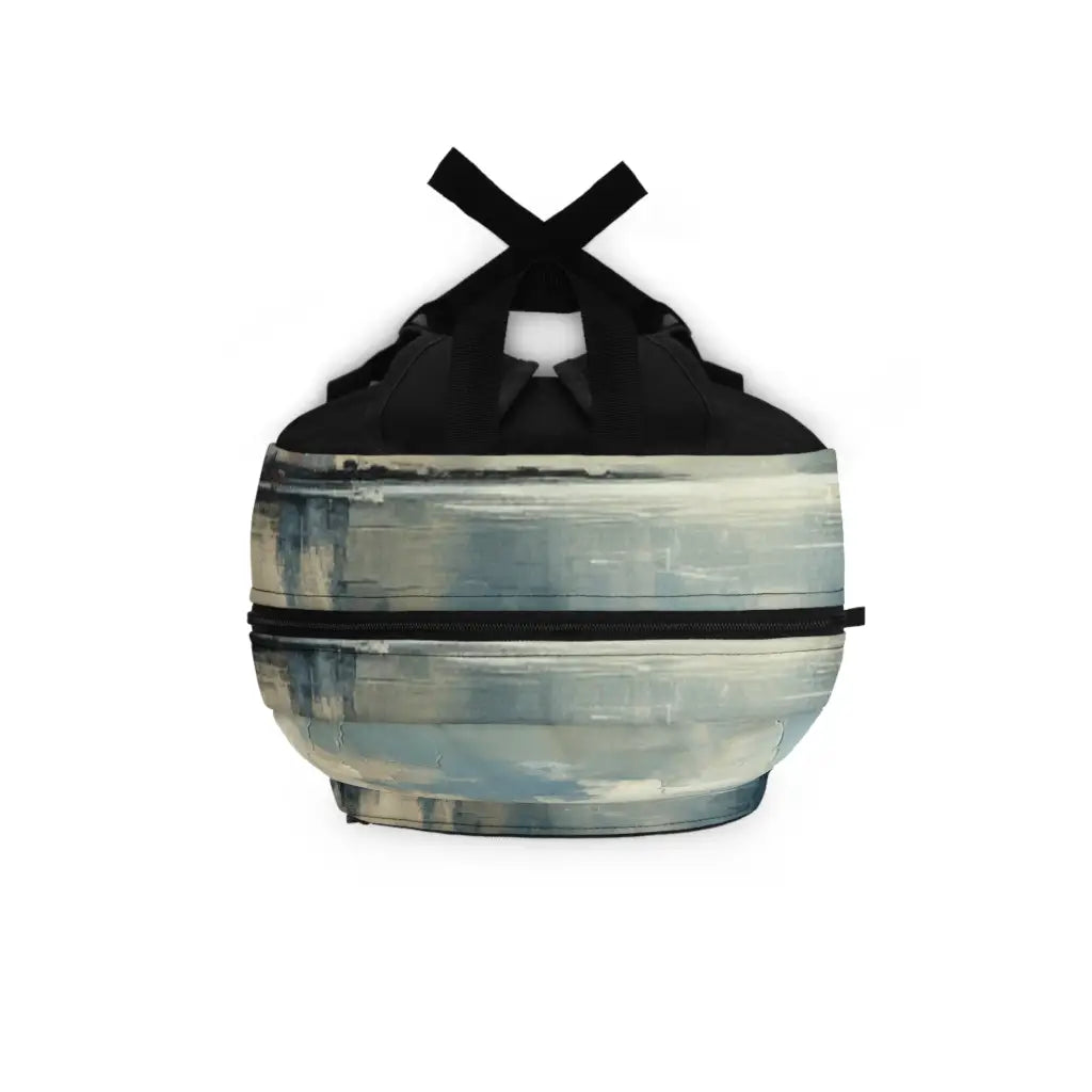 Tranquil Waterscape in Abstract Hues Backpack One size Bags