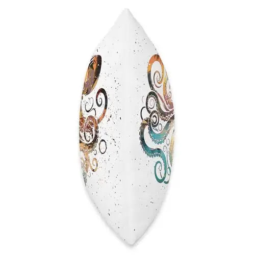 Tropical Depths: Octopus Under the Stars Throw Pillow Home