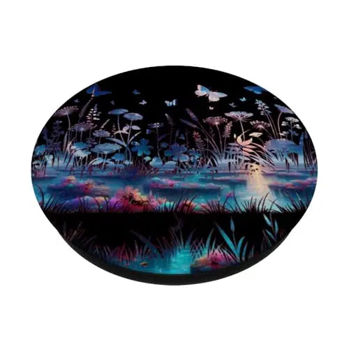 Twilight Garden: Ethereal Meadow with Butterflies