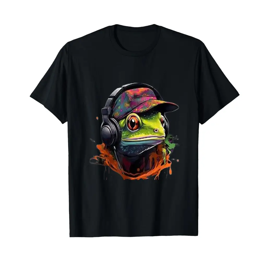 Urban Drip Hustle: The Hip Hop Frog T Shirt Apparel