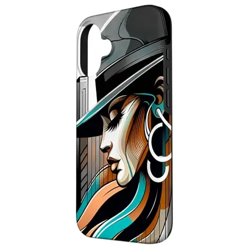 Urban Elegance: Noir City Muse Case (iPhone Select Model)