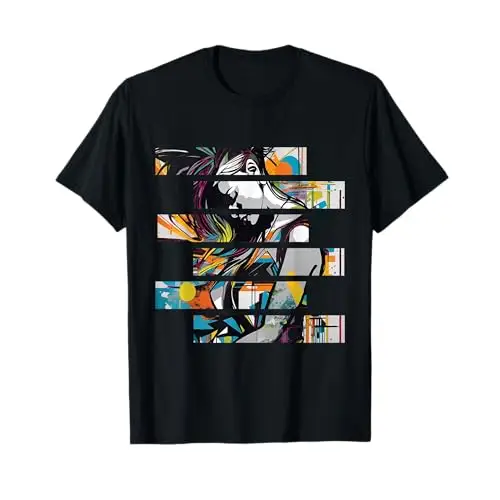 Urban Flow: Fragmented Rhythms T Shirt Apparel