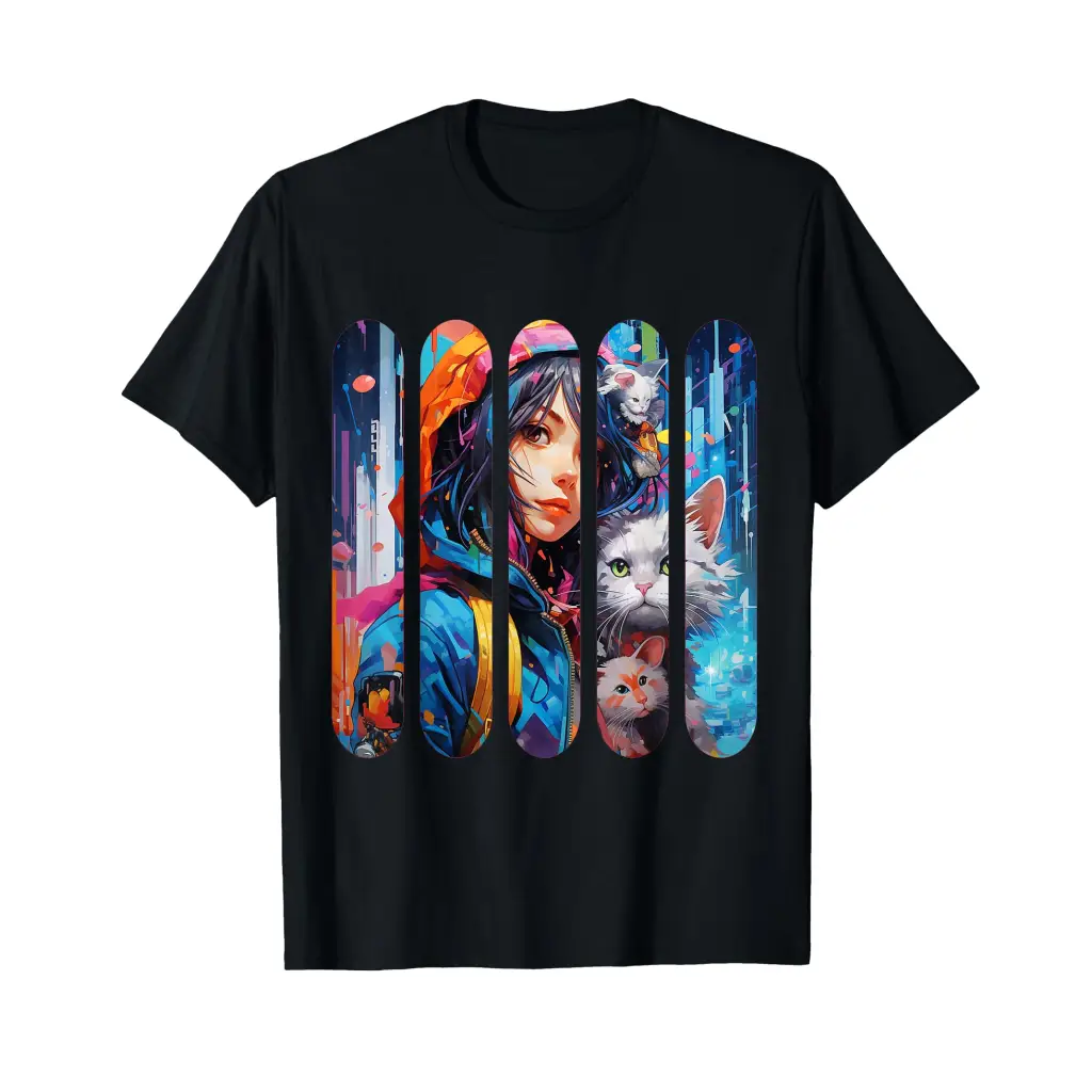 Urban Odyssey: Vibrant Perspectives T Shirt Apparel