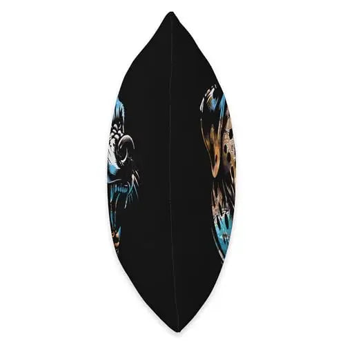 Urban Sentinel: The Watchful Guardian Throw Pillow Home