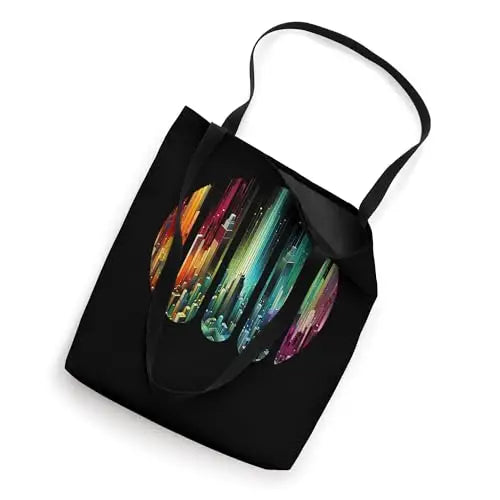 Urban Spectrum: A Panoramic Cityscape” Tote Bag Apparel