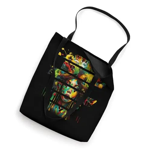 Vibrant Fusion: Dripping Identity Tote Bag Apparel