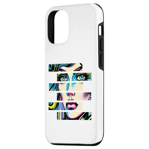 Vibrant Gaze: Fragmented Pop Beauty Case (iPhone Select