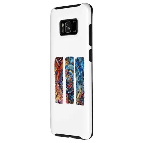 Vibrant Geometric Circle Abstract Art Case (Galaxy S8