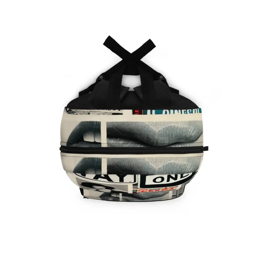 Vintage Glamour Collage Backpack One size Bags