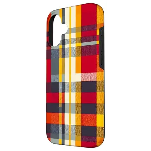 Warm Plaid Reverie: Autumn Tartan Vibe Case (iPhone Select