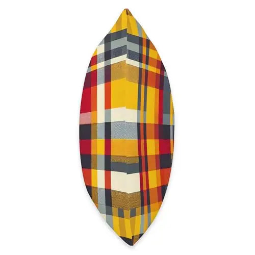 Warm Plaid Reverie: Autumn Tartan Vibe Throw Pillow Home