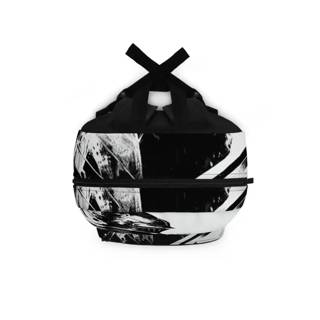 Warrior in Monochrome Shadows Backpack One size Bags