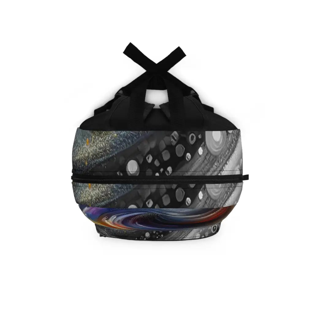 Waves of Colorful Expression Backpack One size Bags