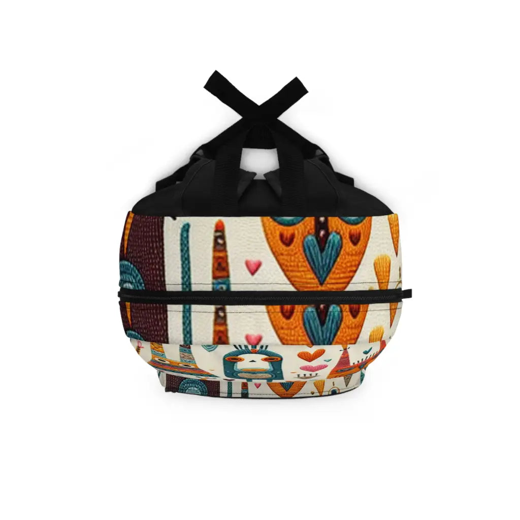 Whimsical Friends in Pastel Tones Backpack One size Bags