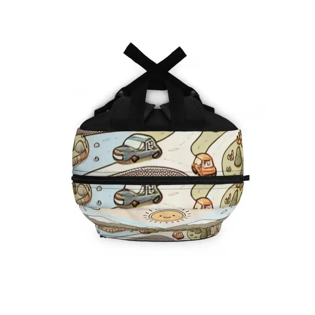 Whimsical Journey Map Backpack One size Bags