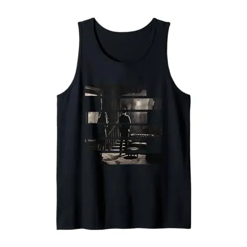 Whispers in the Smoke: Silent Confrontation Tank Top Apparel