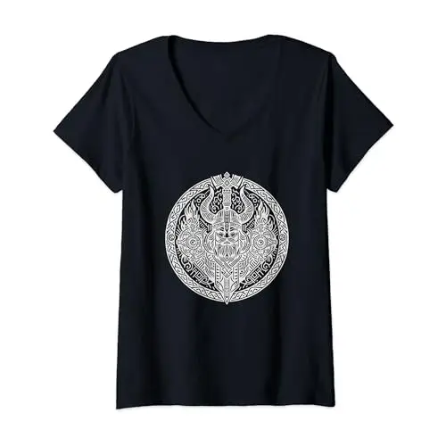 Womens Viking Norse Inspired Warrior Emblem: Ancient