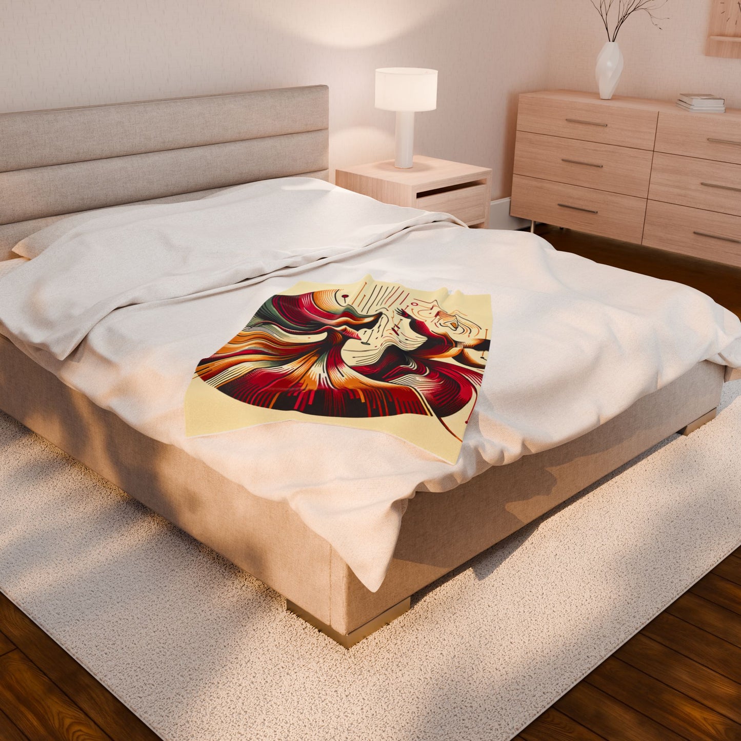 Flow of Movement - Plush Blanket