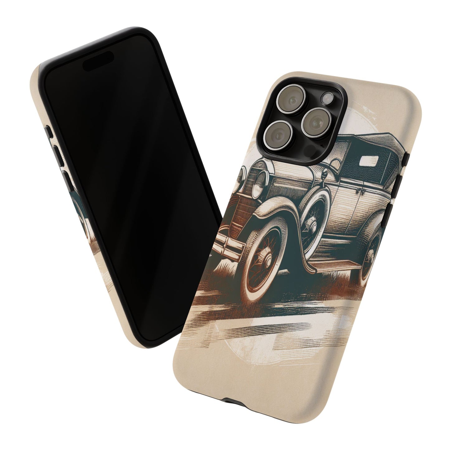 Vintage Wheels in Motion - Phone Case
