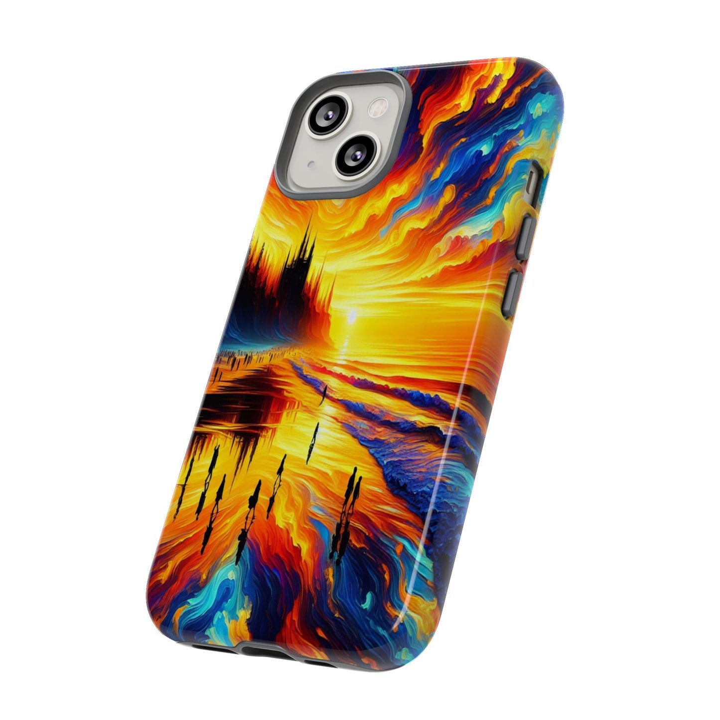 Radiant Horizon at the Seashore - Phone Case