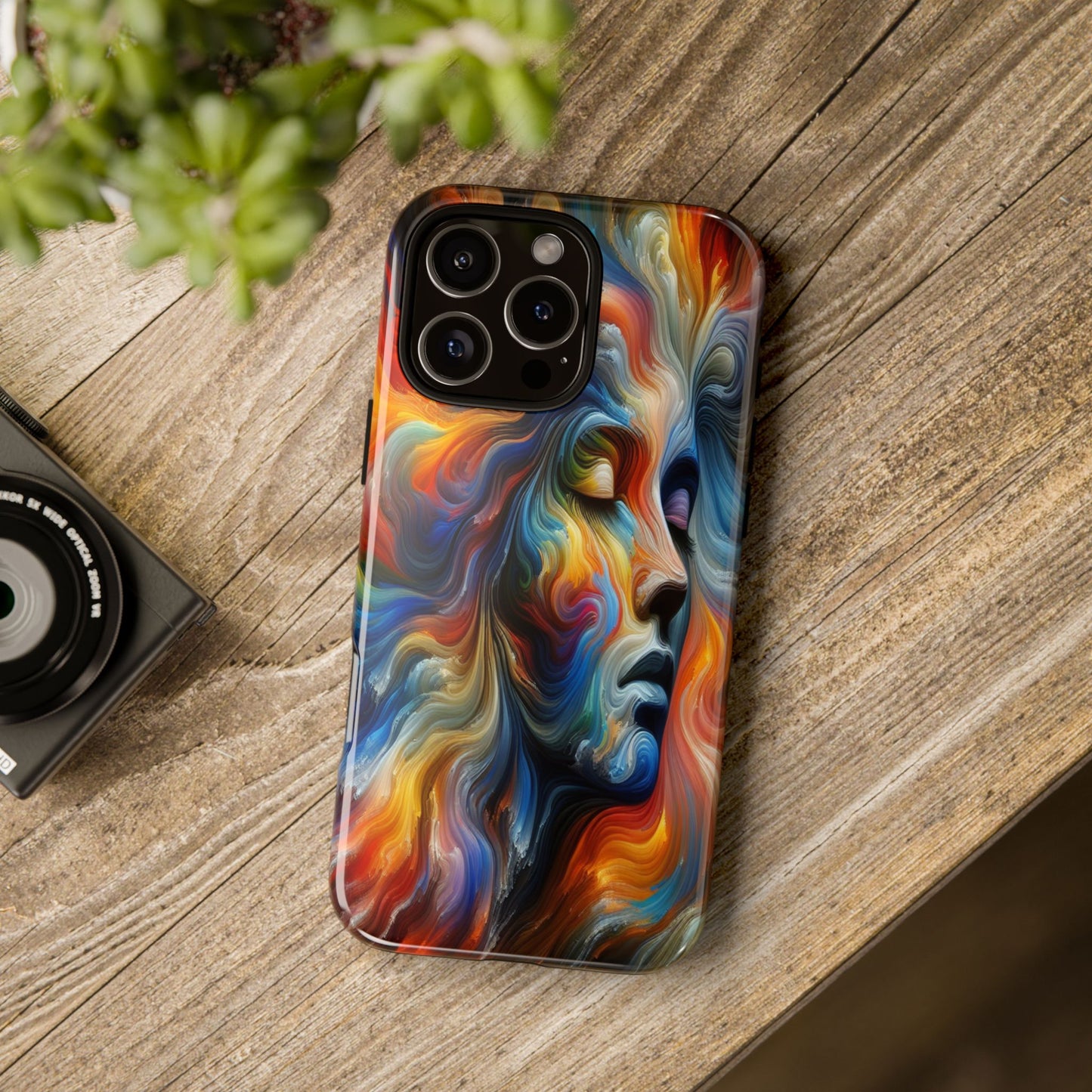 Custom Protective Whirlwind of Colors Iphone Case Compatible With Iphone 16 15 14 - Phone Cover