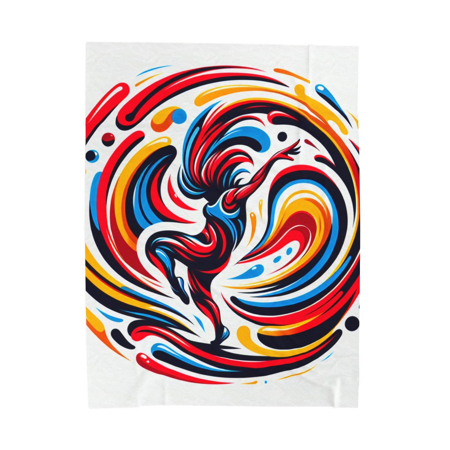 Energetic Movement - Plush Blanket